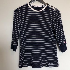 Tommy Hilfiger - Vintage 90’s Navy Blue Stripe